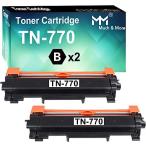 2-Pack Compatible TN770 TN-770 Toner Cartridge Used for MFC-L2750DW L2750DW