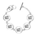 DIYthinker World's Okoyest Teacher Student Quote Bracelet Chain Charm Bangl