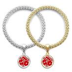 DIYthinker Casino Red Dice Illustration Pattern Lover Bracelet Bangle Penda