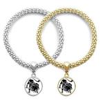 DIYthinker Constellation Leo Zodiac Sign Lover Bracelet Bangle Pendant Jewe