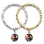 DIYthinker Ocean Anemone Fish Coral Nature Picture Lover Bracelet Bangle Pe