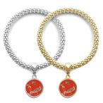 DIYthinker Red Japanese Culture Autumn Lover Bracelet Bangle Pendant Jewelr