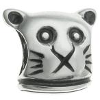 Queenberry Sterling Silver Kitty Cat European Style Bead Charm並行輸入品　送料無料