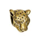 Sexy Sparkles Animal Charm Leopard Head Charm Spacer Bead European Compatib