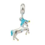 Sexy Sparkles Unicorn Horse Charm Compatible with Most Major European Brand