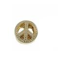 1 Pc European Peace Sign Charm Bead Spacer for Snake Charm Bracelet並行輸入品　送料