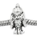 European Bird Kakapo Charm Bead Spacer for Snake Chain Charm Bracelet並行輸入品　