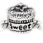 Sexy Sparkles Sweet 16 Cake Bead Charm for European Snake Chain Charm Brace