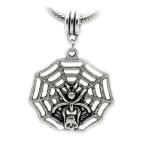 Sexy Sparkles Halloween Spider on Web Dangle Charm Bead for European Snake