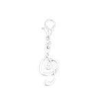 It's All About...You! Treble Clef Clip on Charm Perfect for Necklaces and B