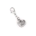 It's All About...You! Heart Shaped Cookie Clip on Charm Perfect for Necklac