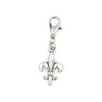 It's All About...You! Fleur De Lis Clip on Charm Perfect for Necklaces and