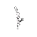 It's All About...You! Cheerleader Clip on Charm Perfect for Necklaces and B