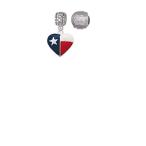 Delight Jewelry Texas Lone Star Heart Godmother Charm Bead with You are Mor