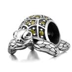 Tortoise Sea Turtle 925 Sterling Silver Crystal Bead Fit European Brand Cha