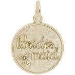 Bridesmaid Fancy Letters Charm (Choose Metal) by Rembrandt| Metal| 14K Yell