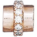 Helen Ficalora Tube Spacer Pave Diamonds Rose Gold並行輸入品　送料無料