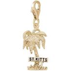 Rembrandt St. Kitts Palm Tree Charm with Lobster Clasp, 14K Yellow Gold並行輸入