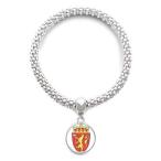 DIYthinker Norway Europe National Emblem Sliver Bracelet Pendant Jewelry Ch