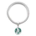 DIYthinker New Year of Sheep Animal China Zodiac Sliver Bracelet Pendant Je