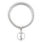 DIYthinker Chinese Character Component yan Sliver Bracelet Pendant Jewelry