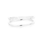 Katie Loxton Isla Womens Silver Plated One Size Adjustable Band Style Ring