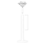 Body Accentz Bio-Flex Shaft with Push-in .925 Silver Prong Gem Labret/Monro