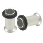 bodyjewellery 4G 4 Gauge 5mm Surgical Steel Single Flare Tunnels Ear Plugs