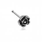 WildKlass Jewelry Vintage Rose Icon Nose Stud Ring 316L Surgical Steel並行輸入品