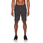 Gaiam Men's French Terry Yoga Shorts - Athletic Gym and Running Sweat Short