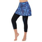 ANIVIVO Yoga Leggings with Skirts for Women,Skirted Leggings for Tennis Wom