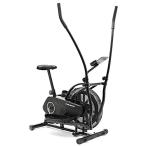 Philosophy Gym Upright Elliptical Trainer and Fan Bike - Stationary 2-in-1