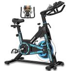 KOMSURF Indoor Cycling Stationary Bike, Exercise Bike for Home Cardio Gym,