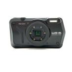 【全額返金保証】【最速発送】RICOH コンパクトデジタルカメラ WG-6 ブラック 美品 動作確認済