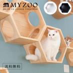 MYZOO мой Zoo BUSYCAT шестиугольник house biji- кошка цвет белый / черный / сосна материал [1 шт ] кошка walk кошка подножка 