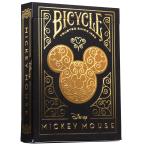 トランプ ミッキーマウス ブラック&ゴールド トランプ Bicycle ディズニー 特別コラボレーション 輸入英語版 日本語説明書なし