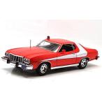 アウトレット品 ミニカー 1/24 ダイキャストモデル GREENLIGHT 1976 フォード グラントリノ スタスキー&ハッチ 警察車両 アメリカンマッスルカー V8エンジン