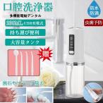 口腔洗浄器 ジェットウォッシャー 電動 口内洗浄機 230MLタンク ウォーターフロス USB充電式 携帯 口コミ 歯間洗浄機 四頭ポータブル収納式パンチ 口腔洗浄機