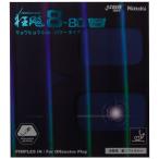ショッピングラバー ニッタク キョウヒョウ8-80パワー 卓球用裏ソフトラバー レッド/ブラック 粘着ラバー Y卓球店(Nittaku) [M便 1/4]