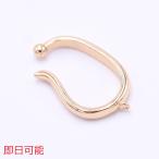 ショッピングイヤーカフ 【即日可能】イヤーカフ 1カン 17×27mm ゴールド【2ヶ】