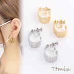Yahoo! Yahoo!ショッピング(ヤフー ショッピング)デザインイヤリング フープ 13×26mm（2ヶ）
