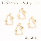 ネイルパーツ レジン封入パーツ スマイリー 7mm ゴールド＆ロジウムミックス（10ヶ）