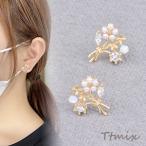 Yahoo! Yahoo!ショッピング(ヤフー ショッピング)デザインピアス フラワー 12×13mm（1ペア）