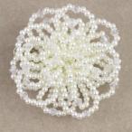 【ゆうパケット送料無料】ブローチ/パールコサージュ 華やか 円形 br53☆Bタイプ 卒業式 入学式