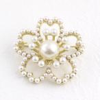 Yahoo! Yahoo!ショッピング(ヤフー ショッピング)【ゆうパケット送料無料】ブローチ/華やかな桜 たっぷりパール br61☆ゴールド   セレモニー 卒業式 入学式