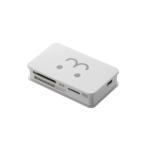 【2010年モデル】ELECOM カードリーダライタ USB2.0対応 SD+MS+CF対応 ホワイトFACE MR-A39HWHF1