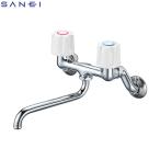 SANEI two клапан(лампа) смешивание штекер совместного пользования форма K11-W-13 кухня для вентиль металлические принадлежности три . вентиль 