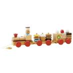 木製玩具　知育玩具　積み木　おやつ列車ｂｙパティシエ　エド・インター　木　おもちゃ　誕生日　出産祝　プレゼント