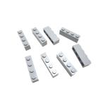  Lego * новый серый. 1×4 основы детали 8 позиций комплект ( б/у товар )