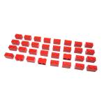  Lego * красный цвет. 1×2 основы детали 32 позиций комплект ( б/у товар )